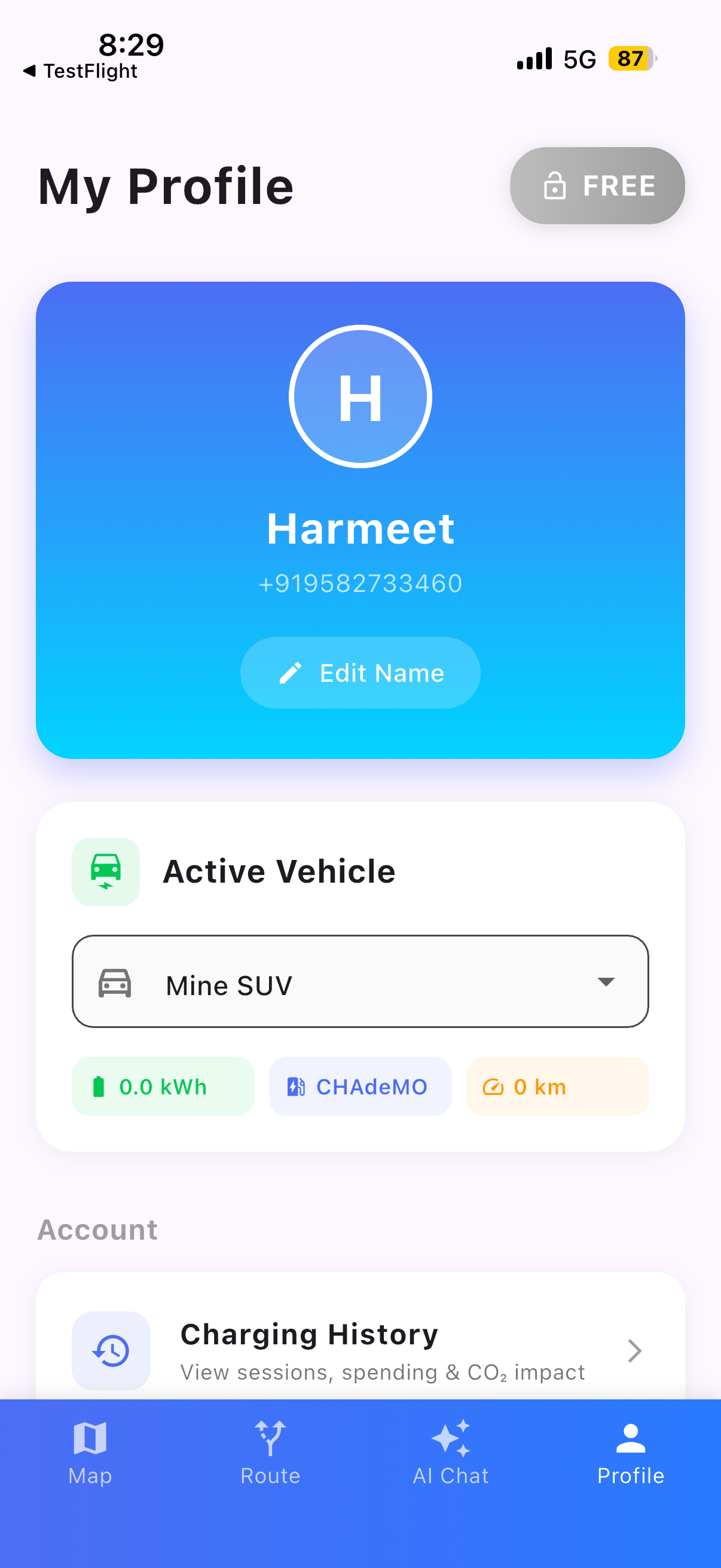 ChargeMyCar - EV Charging
