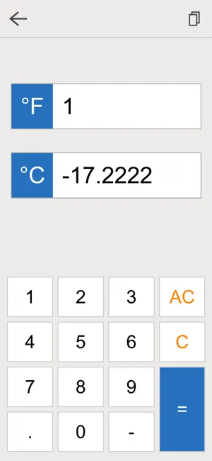 Fahrenheit Celsius Converter screenshot 4