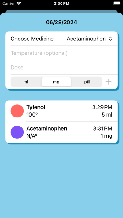 Pill Bug: Medicine Tracker Screenshot