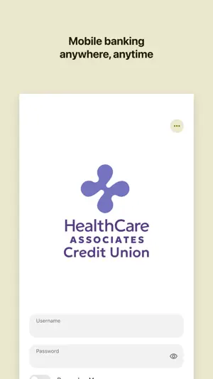 HealthCare Associates CU screenshot 1