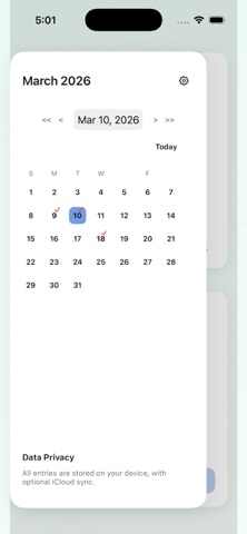 TeraJournal iPhone screenshot