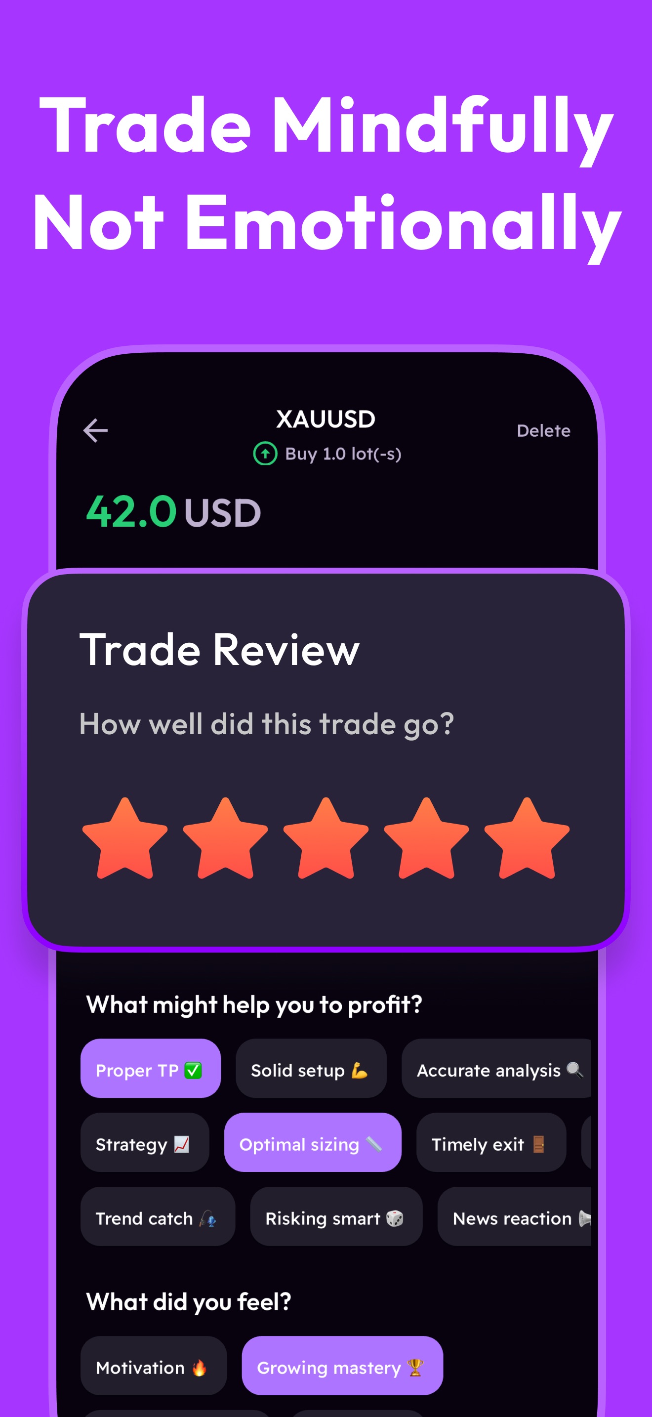 Trading Journal – Plancana AI screenshot 2