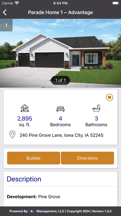 Iowa City Parade of Homes Screenshot
