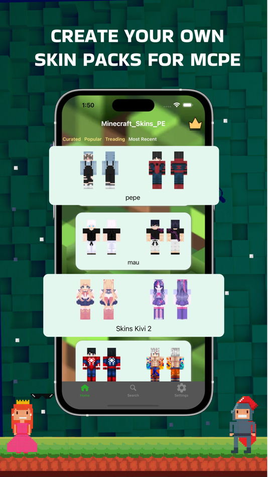 #2. Builder Skins for MCPE (iOS) 由: Keyur Kyada