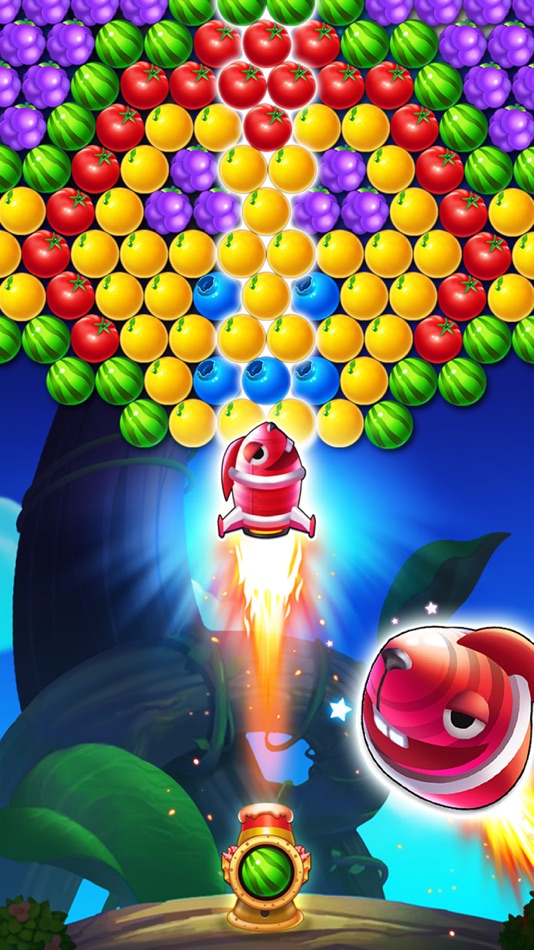 #4. Bubble Shooter : Fruit Tree (iOS) By: H.T Games