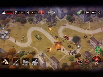 WWII Defense: RTS Army TD game iPad screenshot