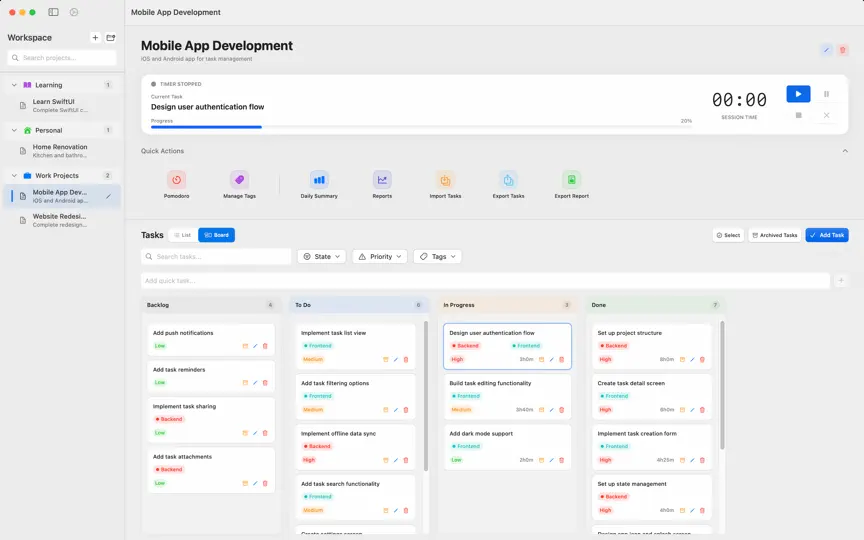 Screenshot von Task Matic - Time Tracker auf dem iPhone 6