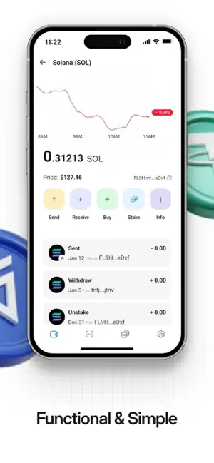 Frostfire wallet screenshot 2