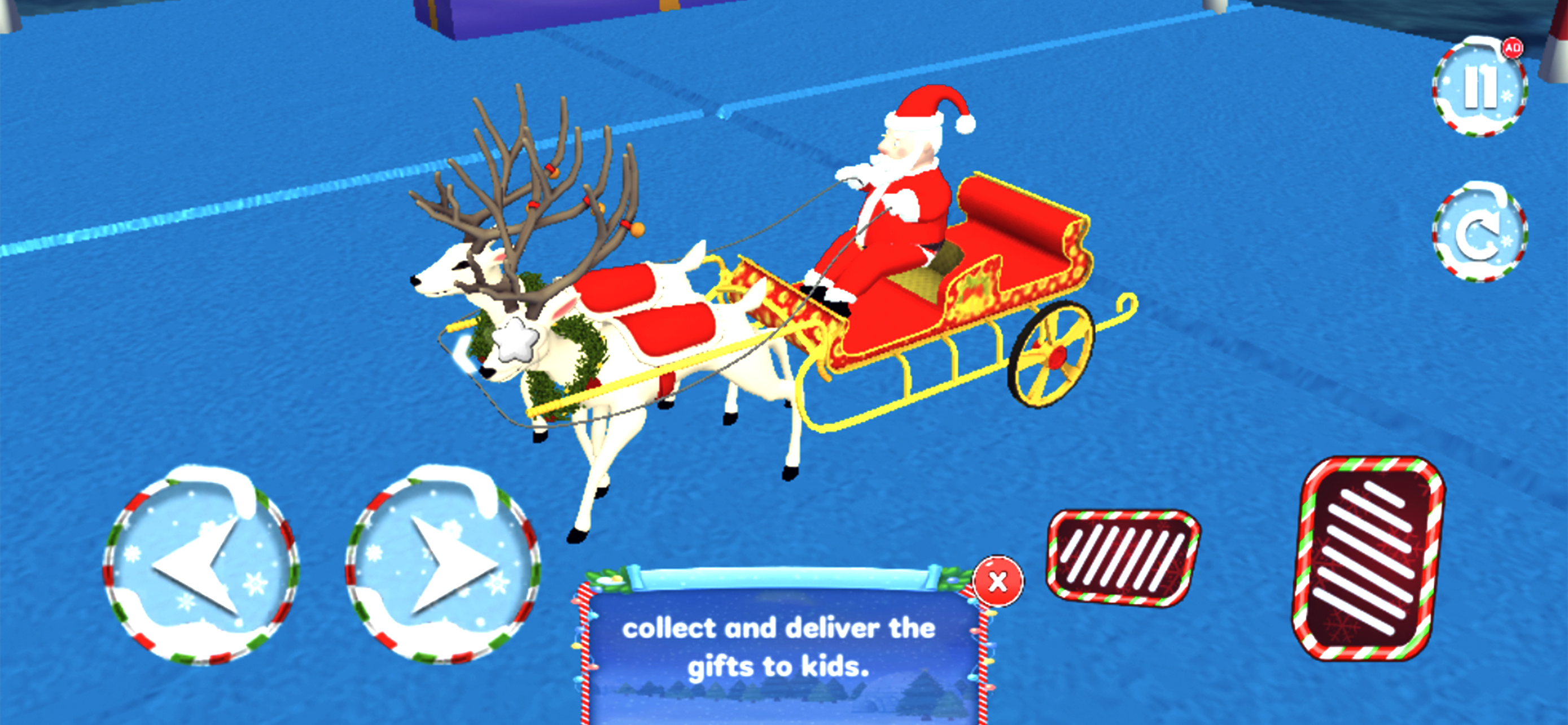 Night Gift: Santa Stunt Game