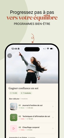 Myndlee – Bien-être & coaching iPhone screenshot