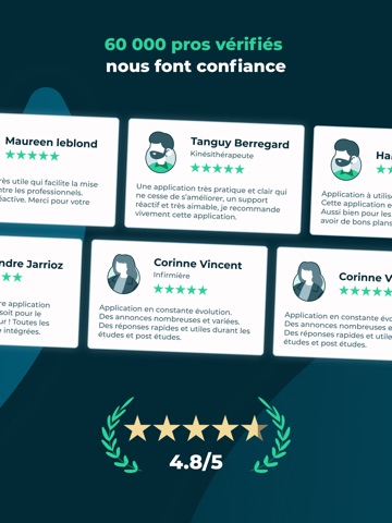 App'Ines - Recrutement Santé iPad screenshot 4