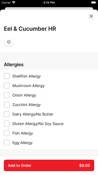 HOUSE OF JAPAN iPhone screenshot 3 - Food & Drink app
