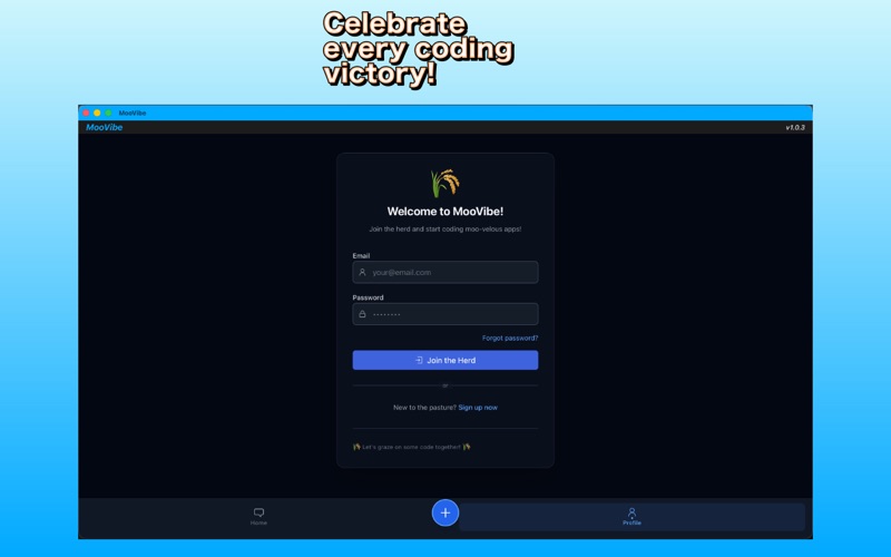 MooVibe: Vibe Coding iPhone screenshot