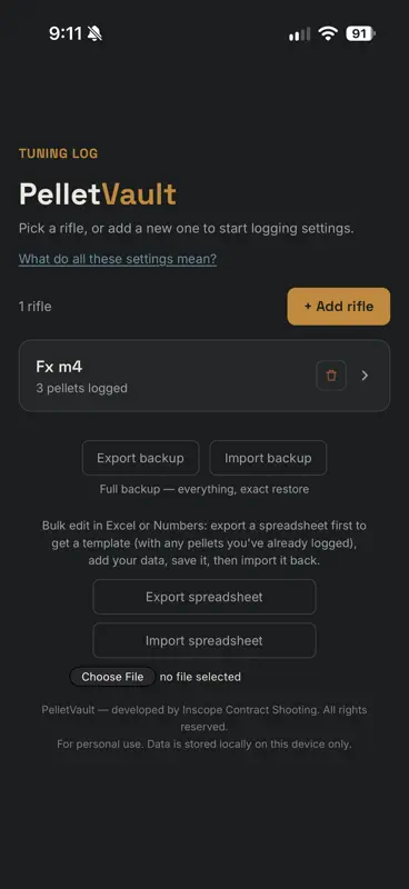 PelletVault screenshot 1 of 10