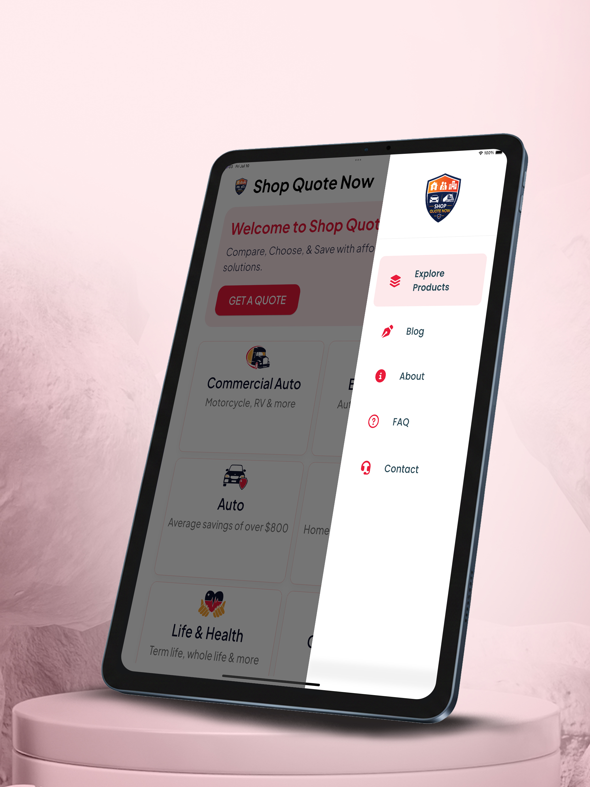 Shop Quote Now screenshot 8