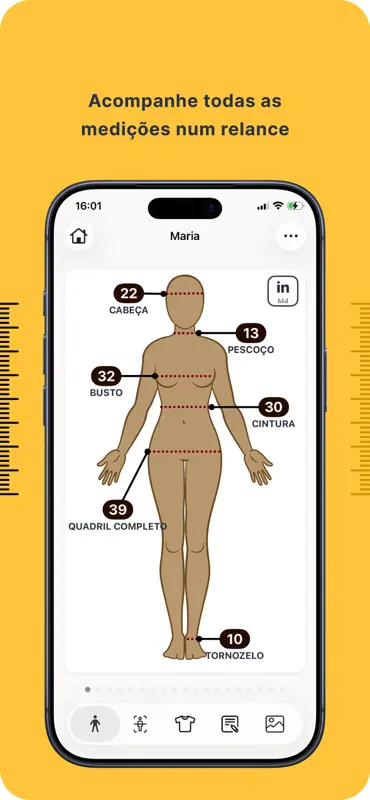 Alfaiate Medidas do Corpo - DM screenshot 4 of 8