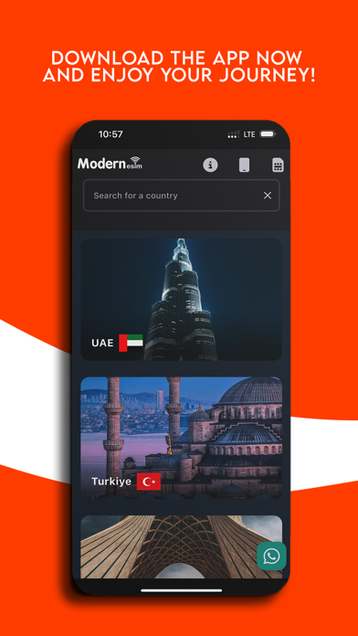 Modern eSIM Screenshot