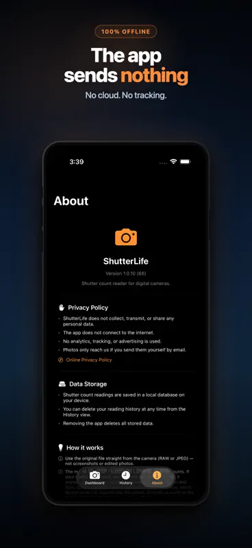 ShutterLife: Shutter Count screenshot 8 of 8