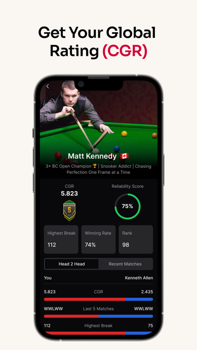 CuePal iPhone screenshot 3 - Sports app