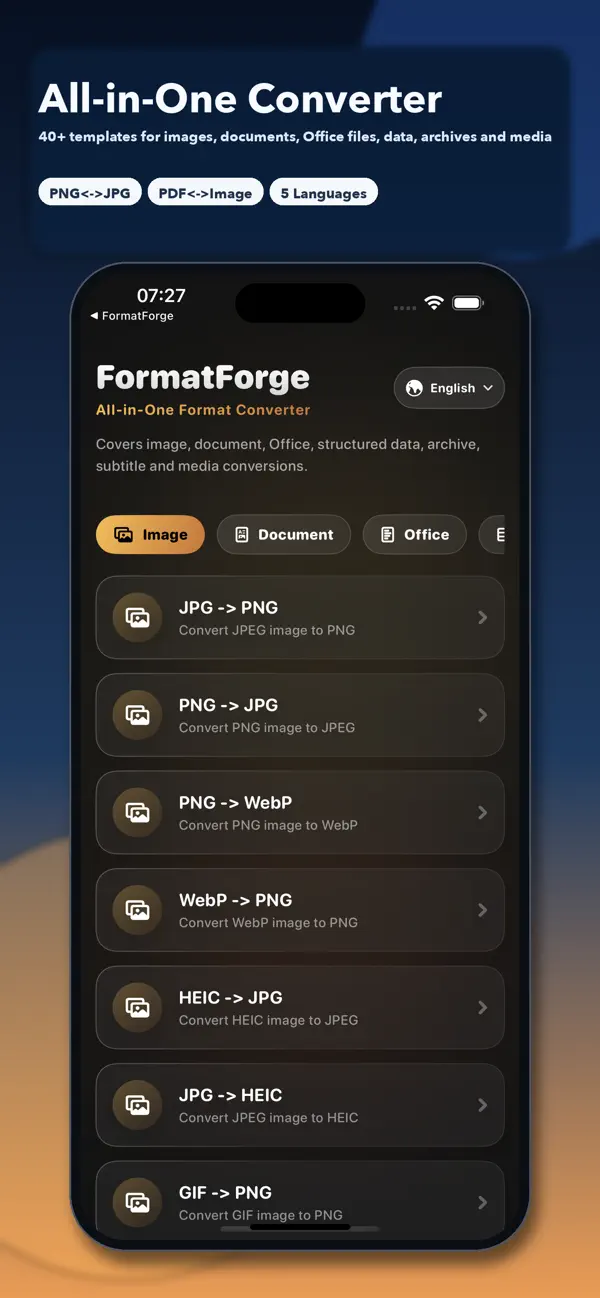 #1. FormatForge (iOS) โดย: 翼 张