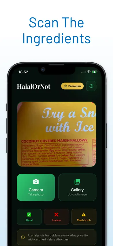 HalalOrNot: Scan Halal Food screenshot 3
