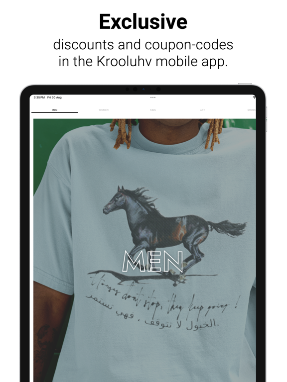 Krooluhv® – Art & Streetwear iPad screenshot 5 - Shopping app