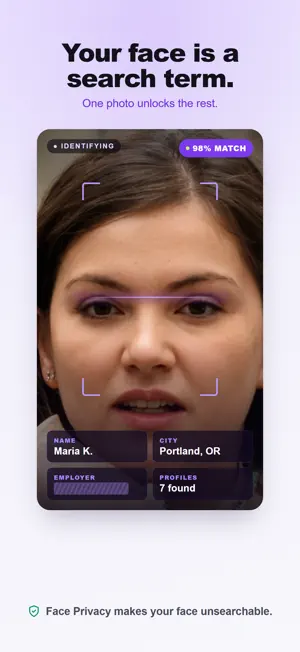 FacePrivacy - Own your face screenshot 1