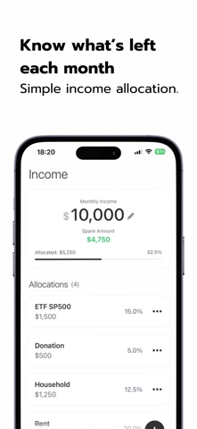 Infie - Track Your Wealth screenshot