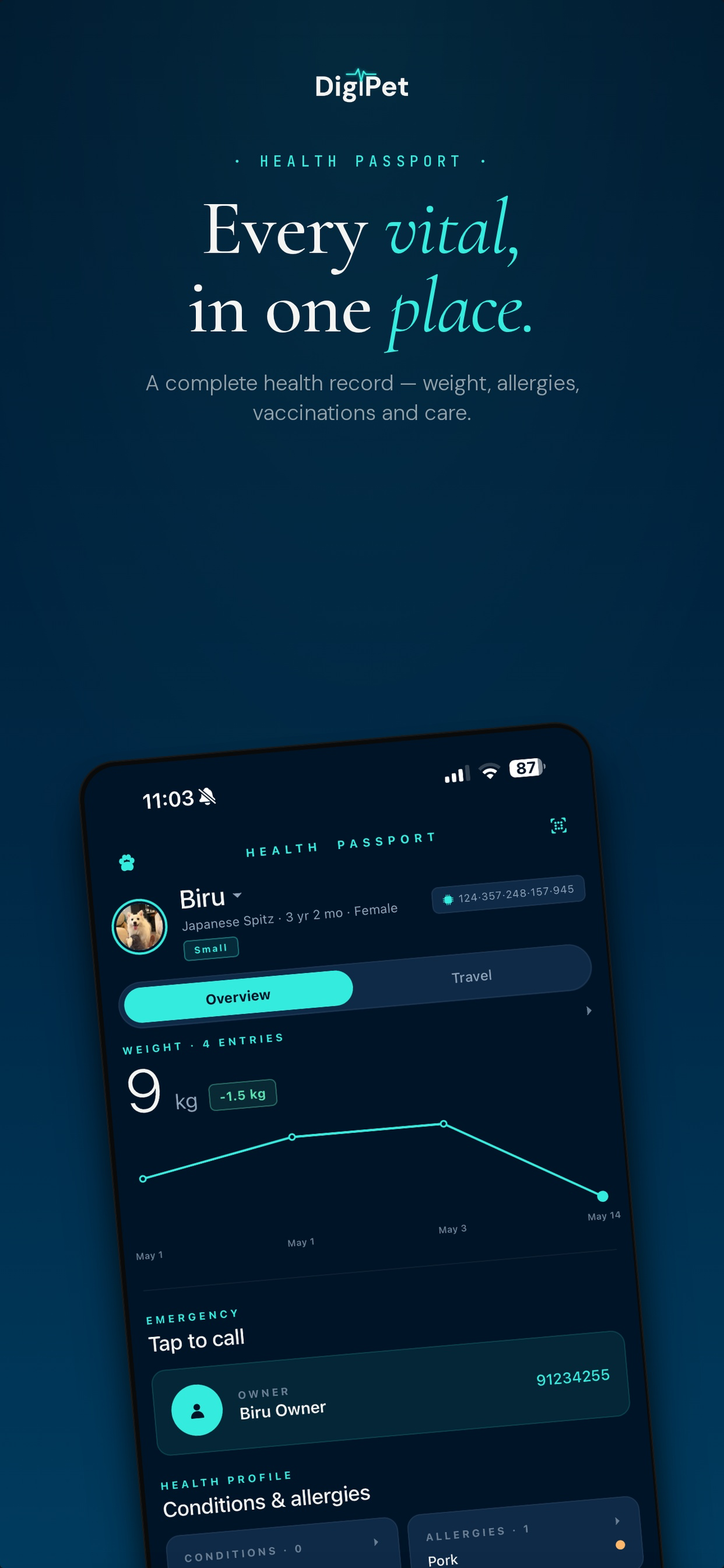 DigiPet: Pet Health Records