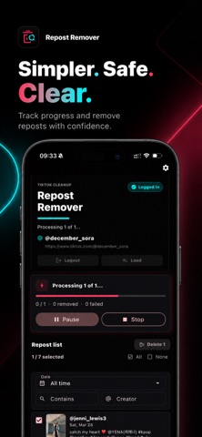 RepostsRemover Screenshot 3 of 3