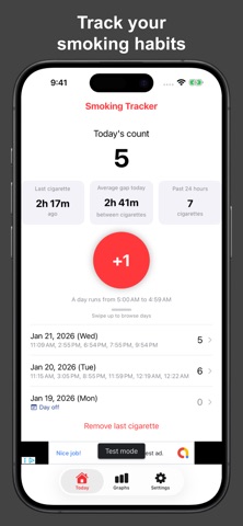 Smokio: Smoking Tracker Screenshot 1 of 4