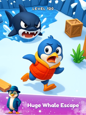 Penguin Escape: Ice Maze iPad screenshot