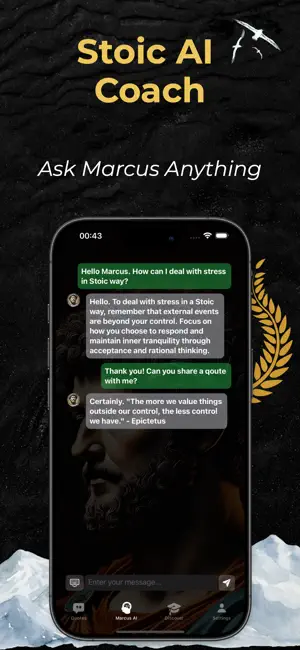 Daily Stoic Journal AI Marcus screenshot 2