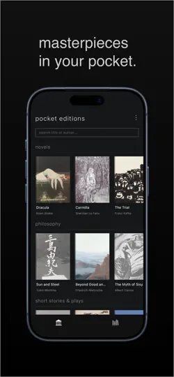 Screenshot von Pocket Editions auf dem iPhone 1