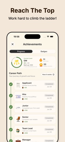 FocusOffice: Study Together iPhone screenshot