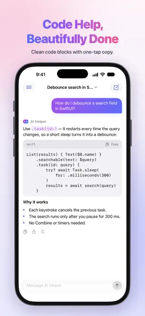 AI Helper - Chat bot screenshot 4
