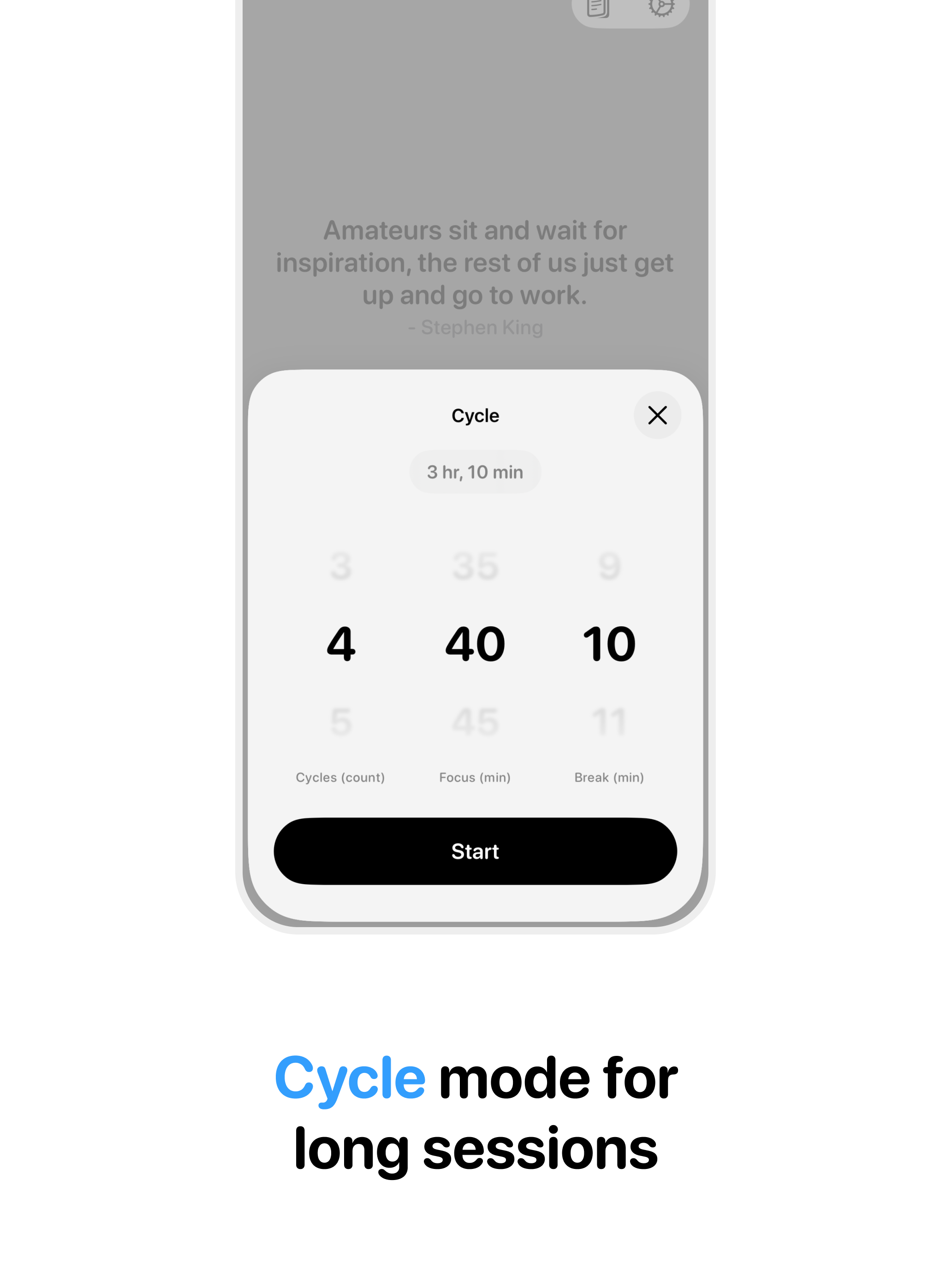 Quote Focus - Study Timer