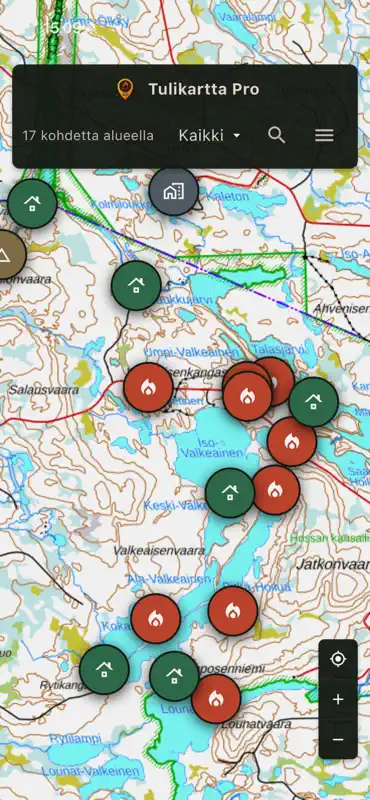 Tulikartta Pro screenshot 1 of 3