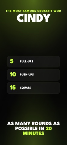 CindyMax: Cindy WOD Timer iPhone screenshot