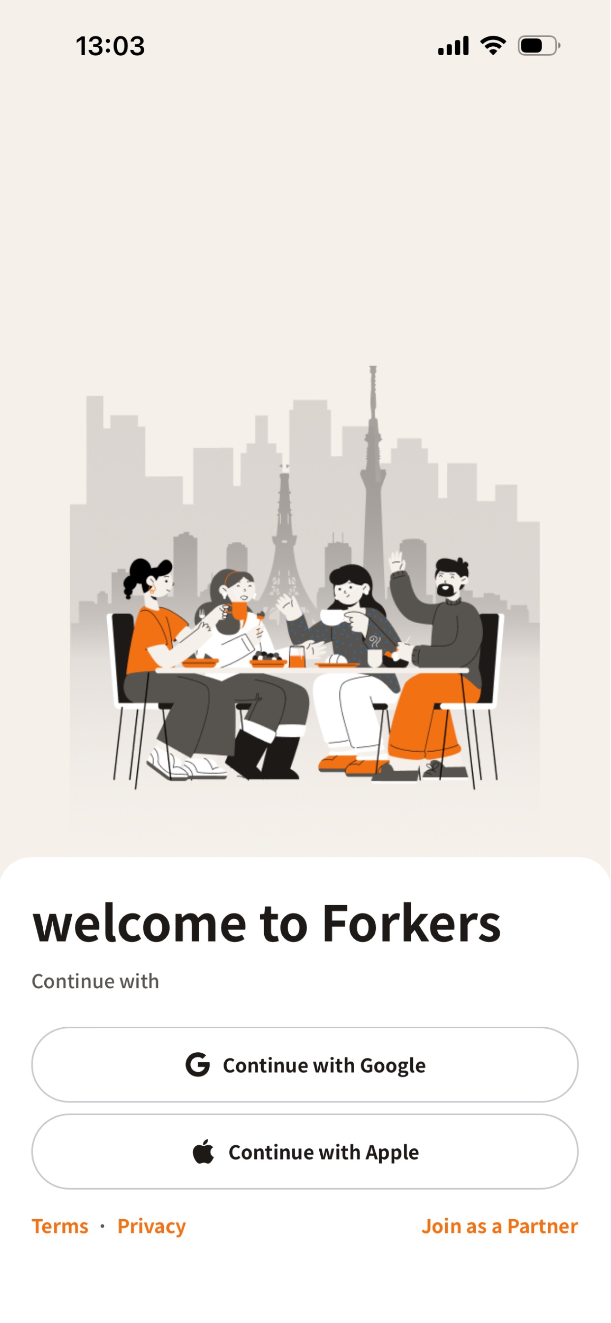 Screenshot 2 of Forkers App
