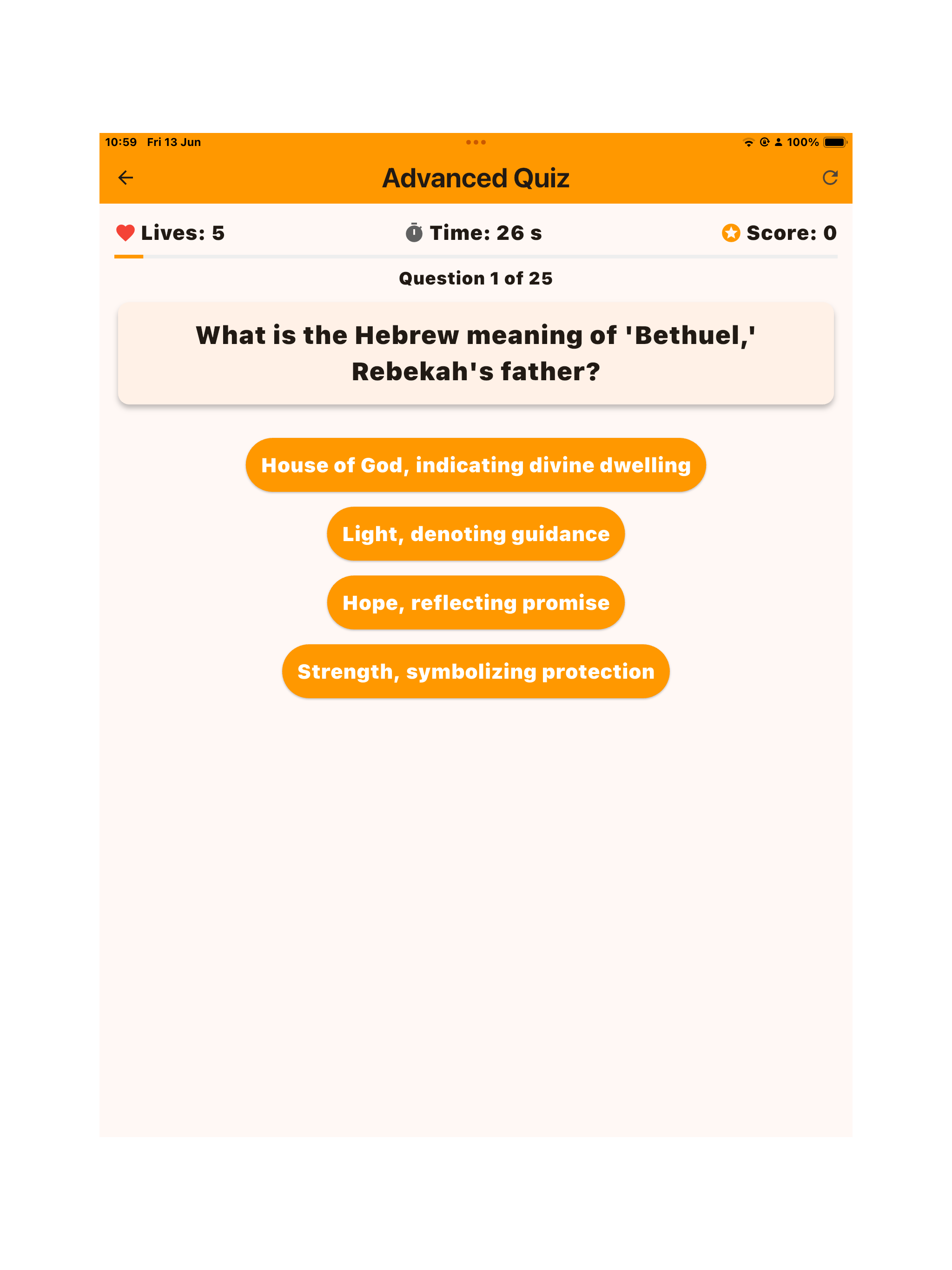 Bible Fun Quiz screenshot 14