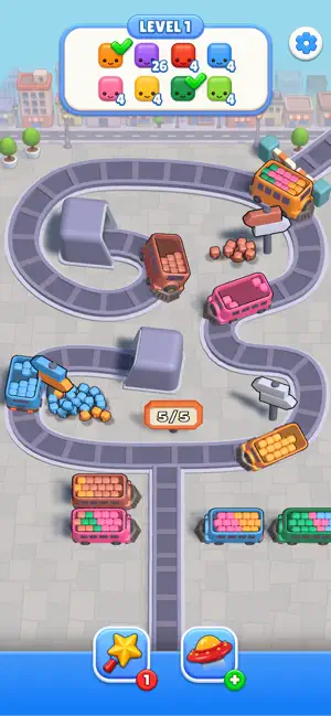 Color Railway Puzzle screenshot 2