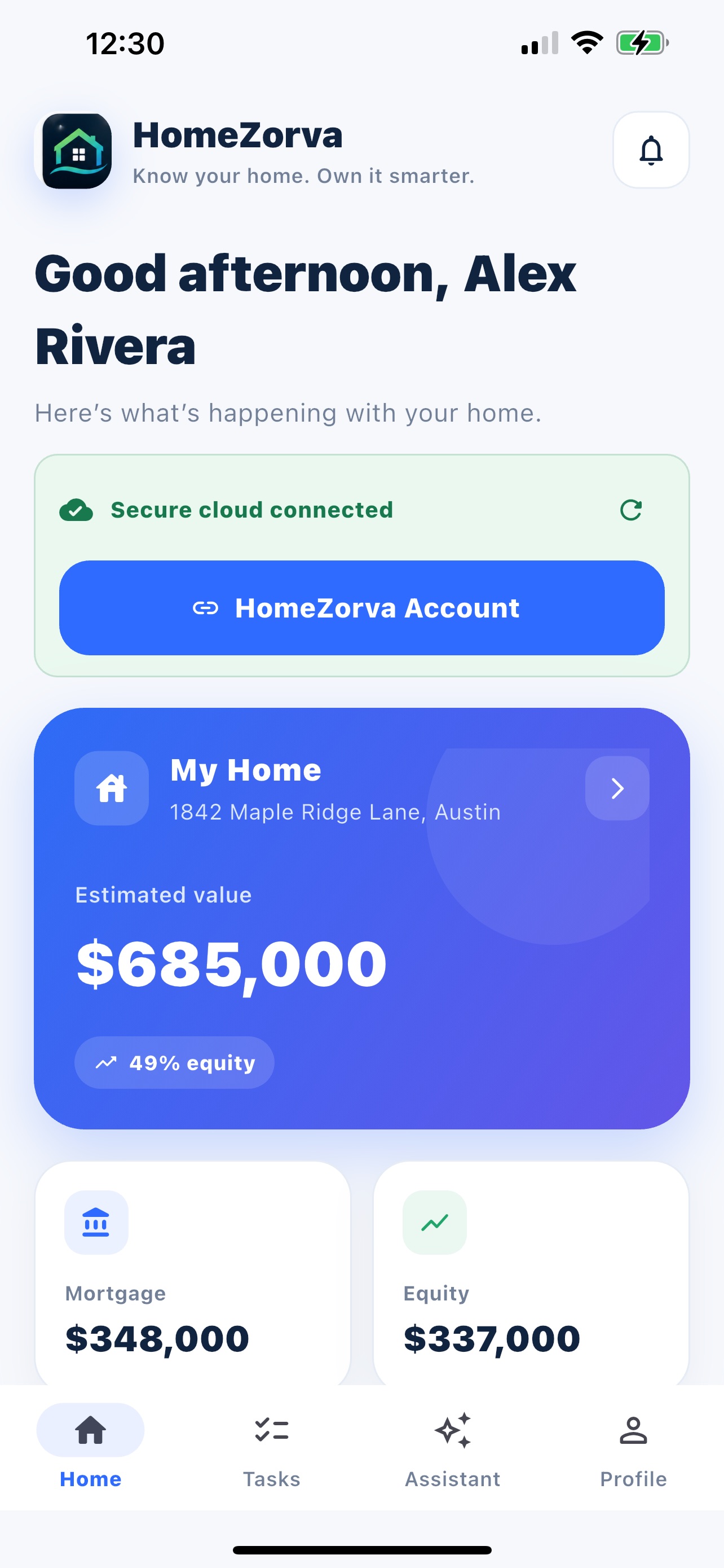 Screenshot 1 of HomeZorva