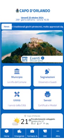 Capo d'Orlando iPhone screenshot