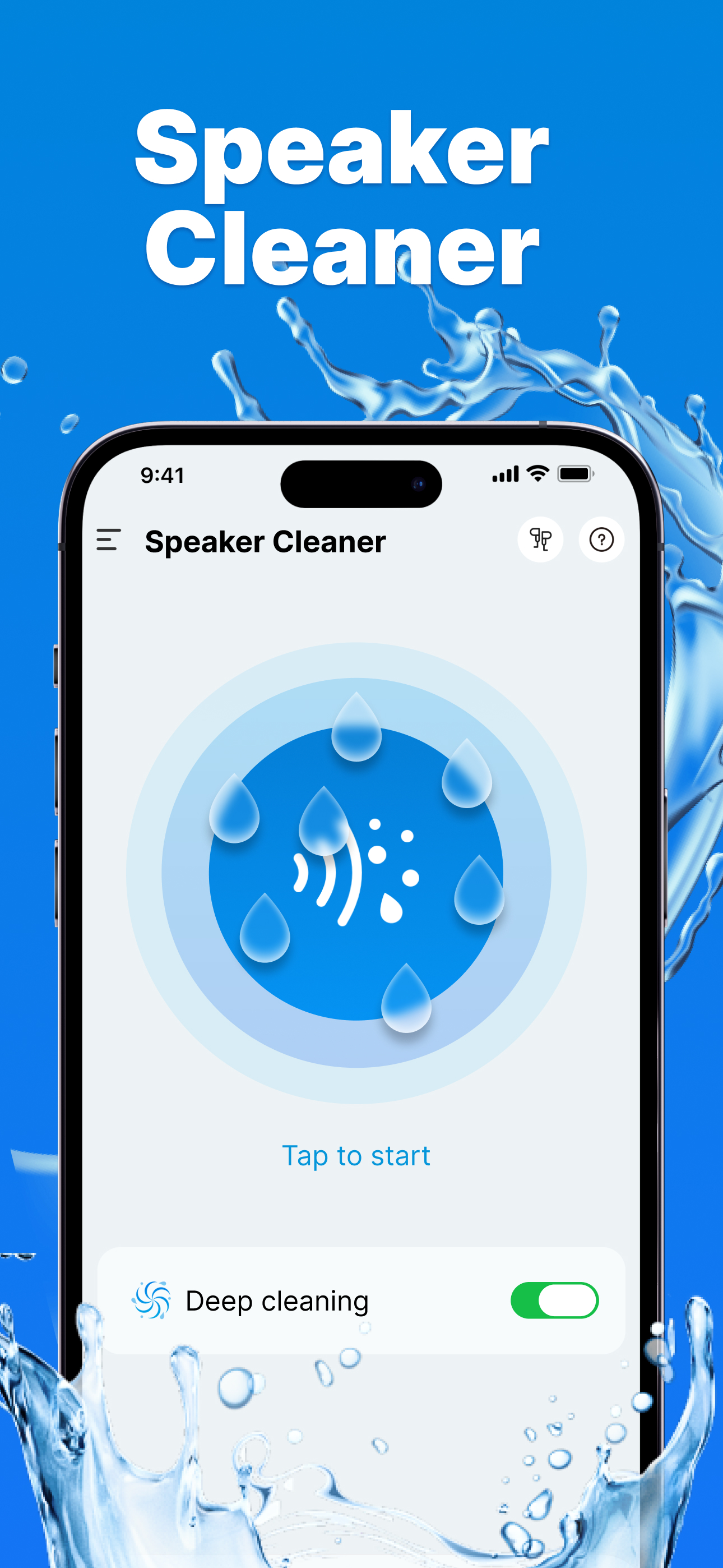 Clear Wave & Water Eject APP