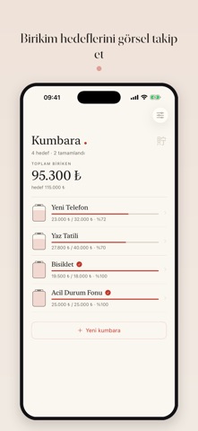 Kumbara: Savings Goals iPhone screenshot