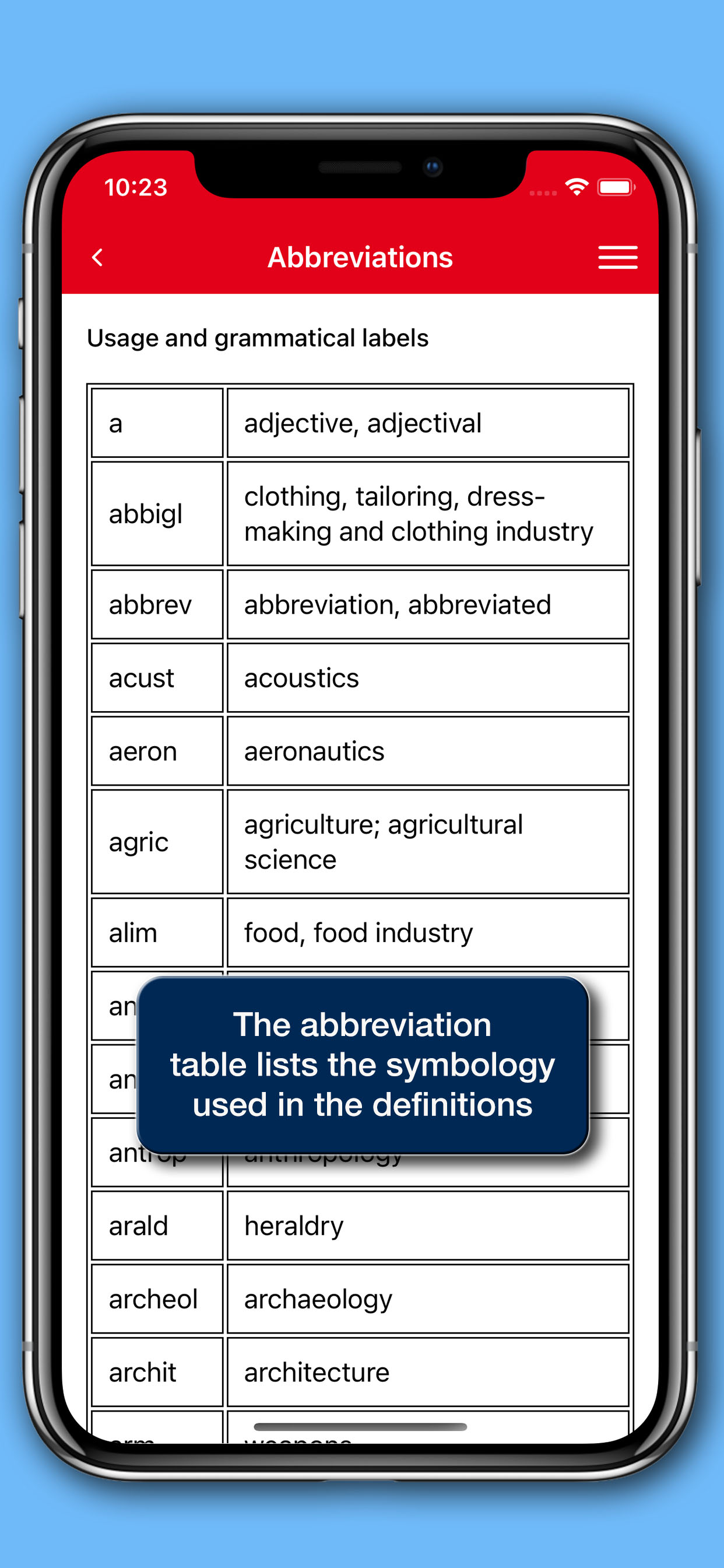 Hoepli English Dictionary screenshot 8