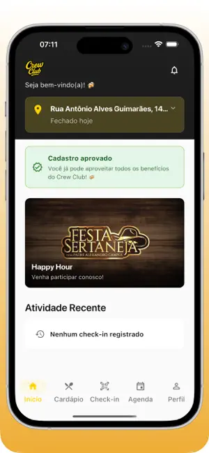 Crew Club iPhone screenshot 1