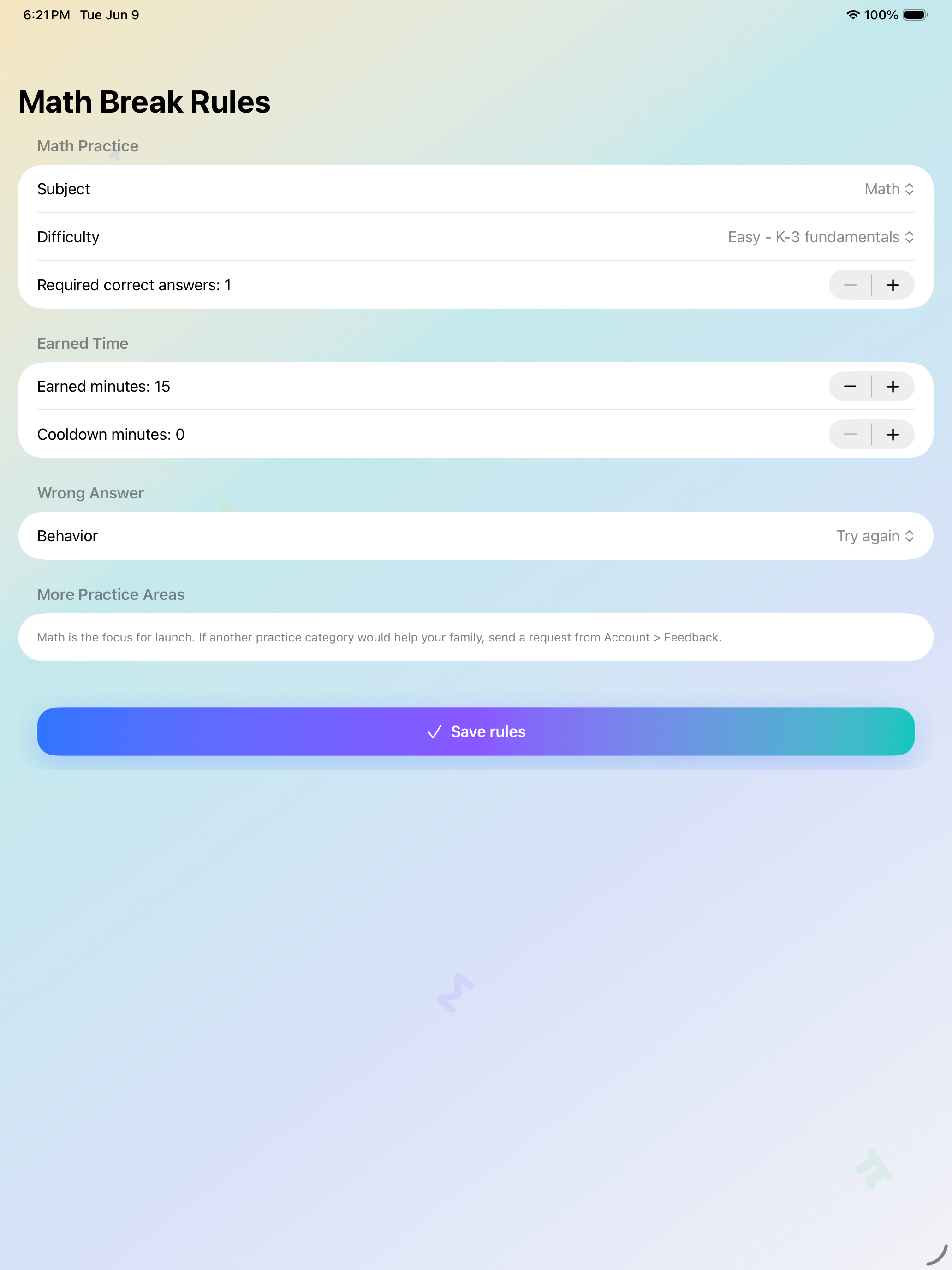 Math Break (Earn Time) screenshot 8