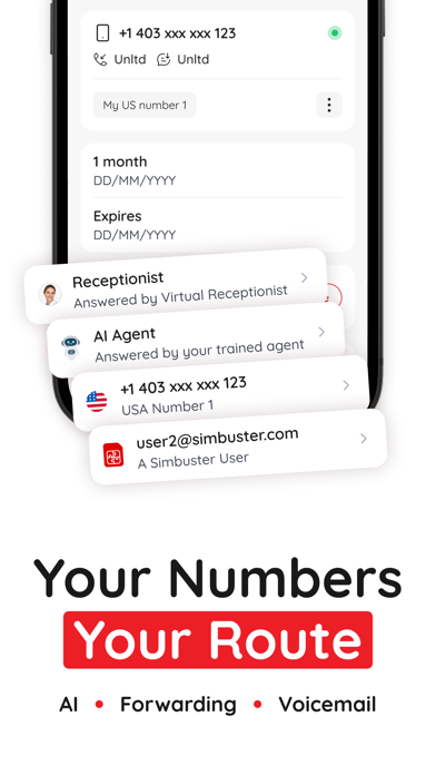 Second Phone Number: Simbuster Screenshot 6 of 9